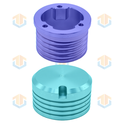 CNC數(shù)控車(chē)銑復(fù)合加工零件之陽(yáng)極彩色卡位扣